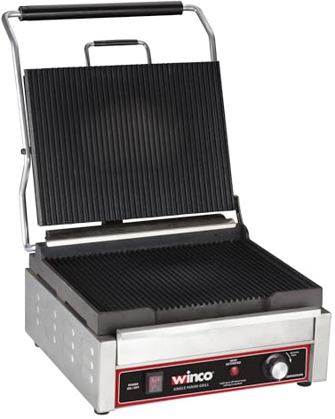 Winco 14 Single Commercial-Grade Panini Grill Press