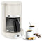 MOULINEX Cafetière filtre Soleil, Design ivoire vintage, Capacité 1,25 L, 10 à 15 tasses, Porte-filtre pivotant pratique, Maintien au chaud 30 min, Verseuse en verre, Soleil FG381A10