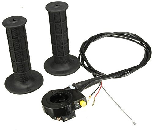 C-FUNN Twist Throttle Grip and Ignition Kill Switch Assembly for Dirt Bike Chopper