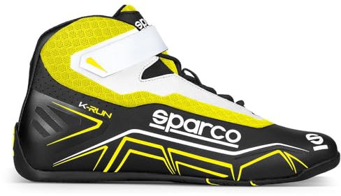 Sparco K-RUN SCHUHE GRÖSSE 41 EU, BLAU/GRÜN FLUO Schwarz Gelb