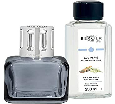 Lampe Berger GLACON GRIS Geschenkset Ice Cube Grau, Glas, 250 ml