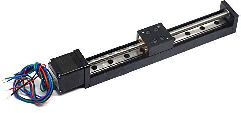 Befenybay 150mm effektive Verfahrlänge Mini Linear Rail Guide Gewindespindel T6x1 mit NEMA11 Schrittmotor für DIY CNC Router Teile X Y Z Linear Stage Actuator