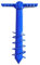 Thrink Parasol Beach Umbrella Sand Anchor | Beach Parasol Stand Base for Poles 22-39 mm | Safe Screw Spike for Strong Wind with Handles | Portable and Lightweight Easy to Use