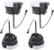 ADEFOL 4 Pezzi Tappo Benzina per Motosega STIHL MS210 MS230 MS240 MS250 MS260 MS192 MS211 MS171 MS181 MS200 MS360 e Altri Modelli, Tappo del Carburante (4 Tappo Benzina)