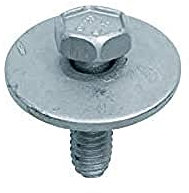 Restagraf - Vis Hexagonale Spéciales Carénage Sous Moteur - Fixation Carrosserie et Pièces Mécaniques - M6-1.00 x 20 mm - Réf. 11986 - Sachet de 12