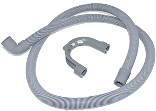 Ufixt Miele Tuyau de vidange coudé à 90° pour lave-vaisselle avec crochet 22 mm