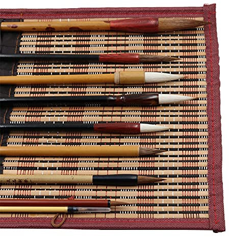 CENPEK Lot de 9 pinceaux de calligraphie chinoise Kanji japonais Sumi