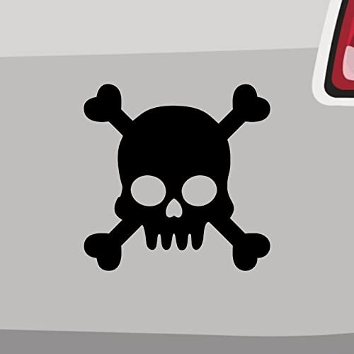 Totenkopf Aufkleber -6 Größen 21 Farben- Jolly Roger Skull Black Jack Seeräuber