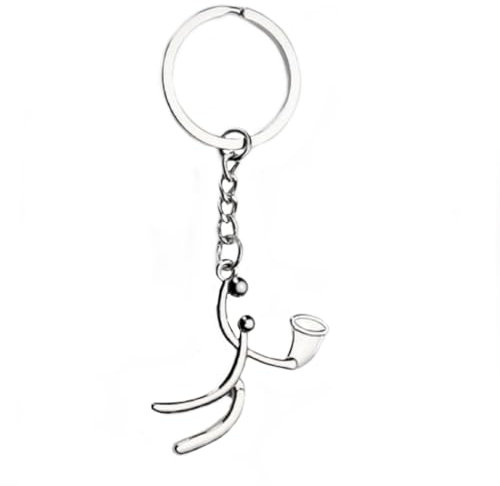 Porte-clé en forme de joueur de basket-ball - Argenté - Cadeau - Hommes - Femmes - Homme - Enfants - Garçons - Sport - Ballon - Panier de basket