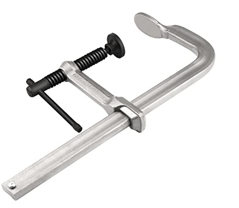 YUNHOME Holzzwinge Einhandzwinge Schraubzwingen Schmieden F Fixture Heavy Duty Clamp Ganzstahl-Fixierer Holzbearbeitungsspanner Hydraulische Spannform Blechspannstein,Schmieden 180X400Mm