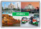 India Souvenir Acrylic Fridge Magnet (Standard: 70x45mm)
