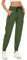 FANGJIN Femme Taille Haute Cargo Été Bande Élastique Jogging Yoga Pants Grande Taille Carotte Multipoche Séchage Rapide Pantalon Vert Armée XL