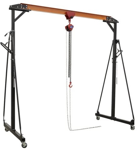 Sealey 0.5 Tonne Adjustable Portable Lifting Gantry Crane & Hoist Combo – SG500KIT