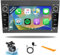 2+64GB Android Radio de Coche para Opel Corsa Astra Wireless Carplay Android Auto con 7 Pantalla para Coche Bluetooth GPS WiFi FM USB + Cámara de Marcha atrás