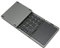 Zunate Clavier Pliable, 3 Claviers sans Fil Pliés avec Clavier Pliant à Fermeture Magnétique Touchpad pour iOS pour Android pour (Gris)