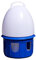 JISADER Abreuvoir Automatique portatif de Distributeur d'eau d'oiseau, Accessoires de Cage Pot d'eau récipient Bouteille d'eau Abreuvoir de Pigeon pour, 6L D 19cm H 35CM