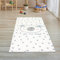 Teppich-Traum Kinderzimmer-Teppich klein Läufer flauschig Herzchen und EIN niedlicher Bär - in Creme 80x150 cm