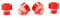 RhinoTuning 50pcs Rad Felge Lippe Nieten Muttern Loch 6.2mm/0.24in Ersatz Nieten Auto Rad Zubehör Teile Chrom（rosa）