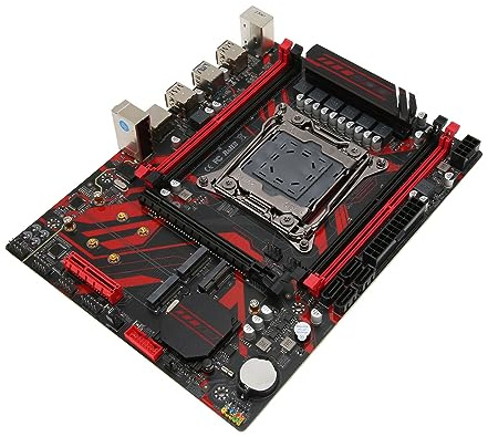 Septpenta X99 Lga 2011 V3 Carte mère, carte mère de serveur (Pcie 3.0, Dual M.2, 4 canaux DDR4, SATA 32 Gbps, RTL8111G Gigabit LAN), pour processeurs I7 et pour processeurs série E5 V3/V4