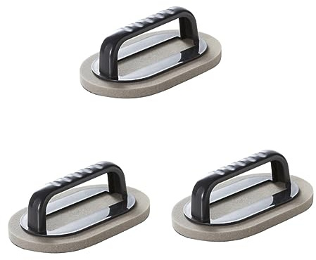 Gatuida 3pcs Emery Brush Sponge Kitchen Scrubbers Sponges Rust Eraser Stain Remover Nano Diamond Cleaning Brush for Bowl Pot Pan Plate Bathtub Wall Shower Tile Sink Comfortable Handle