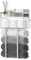 Xstydes Towel Racks for Bathroom, Bathroom Shelf Over Toilet,Floating Shelves with Towel Rack Paper Holder Storage Basket,Floating Shelves for Wall Decor,Silver