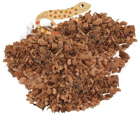 ProFlora® Terrarium Bodengrund - Biologisch abbaubare Hackschnitzel aus Kokosnussschalen (100 Liter)