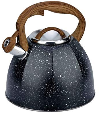 CAFIEDR Pfeifender Wasserkocher aus Edelstahl 304 für Haushalts-Induktionsherd, Gasherd