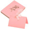 50 Pièces Marque Place Mariage Cartons de Placement, Marque Place Bapteme, Marque Place Noel Carton Placement Carte de Porte Noms,Porte Nom Table Carton, Pliable Papier Cartons de Table (Rose)