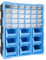 TekBox DIY Tool Bits Storage Organiser Unit - Workshop Parts Craft Box Cabinet (Mixed Drawers and Tubs)