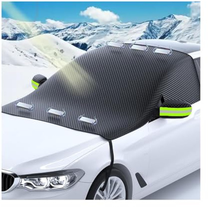 WUCHENGHH Frontscheibenabdeckung Auto für Kia Sportage 2017-2024, Winter Windschutzscheibenabdeckung Faltbare Scheibenabdeckung Gegen Schnee Frost ZubehöR,C/150 * 145 * 114.5cm