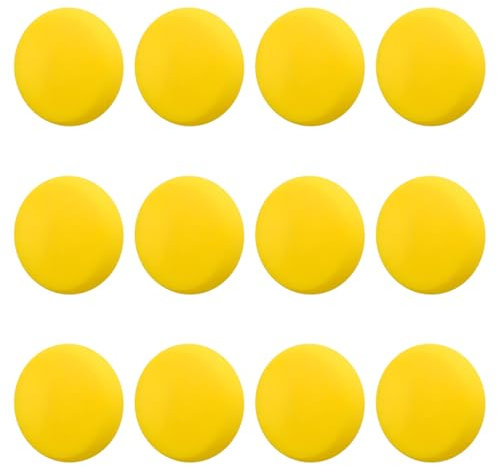 Lotsdonxia 12PCS Round Painting Sponge Stamp Reusable, Easy-to-Clean, Super-Absorbent Sponge Brush as A DIY Art Drawing Tool, Suitable for Gouache and Colour Doodles