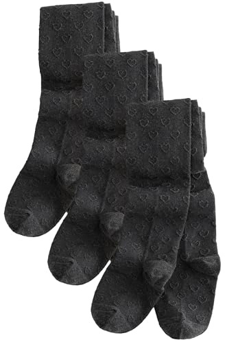 NEXT Mädchen Strumpfhose mit Herzmotiv, 3er-Pack