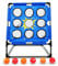 Wurfball-Spiel Set Bolimo, Wurfspiel von FASports, inkl. 6 Bälle, Ballspiel für Outdoor, Wurfspiel Indoor, Spiel Garten, Park, Camping (Upgrade Version dunkelblau)
