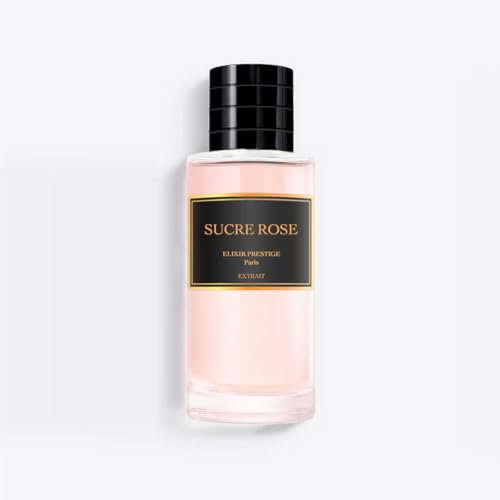 SUCRE ROSE Elixir Prestige Paris, Extrait de Parfum Unisexe, 50 ml, Collection Privée