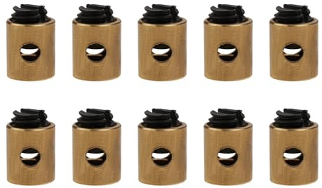 ECSiNG 10X Throttle Brake Cable Stop Clamps 5x6mm for Go Kart Dirt Bike ATV Cable Lock End Pins