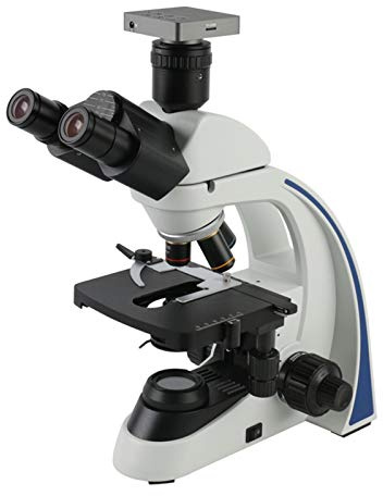 LNHHG Microscopio Biologico, 40x -1000x 1600x 2000x Professionale Professionale Trinoculare + Videocamera USB 37MP(80X 2000X)
