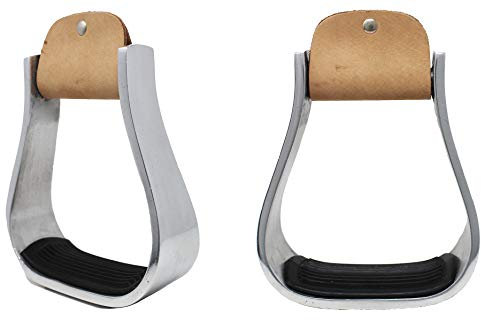 Rider Pro Aluminium Steigbügel für Pferd, Türkis, Western, 7,6 cm x 12,7 cm