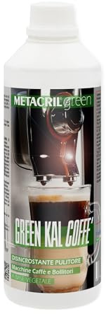 Entkalker Bio für die Maschinen des Kaffee, für Wasserkocher, Bügeleisen, etc.-Green Kal Coffe 500 ml – VERSAND sofort