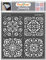 CrafTreat Reusable Moroccan Stencils for Painting on Wood, Wall, Tile, Canvas, Paper and Floor - Moroccan Tiles Stencil - 12x12 Inch - DIY Art and Craft Stencils - Moroccan Tile Wall Decor