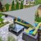 AXT SHADE Vela Ombreggiante Impermeabile Triangolare 3x3x3m Tenda a Vela Parasole e Protezione Raggi UV per Esterno Terrazza Giardino-Grigio Chiaro