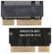SATA M. 2 bis für 2012-Adapterkarte, SATA M.2 NGFF SSD bis für 2012-Festplatte Treiberfreie Adapter-Riser-Karte SSD-Riser-Karte