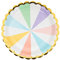 Creative Party PC346315 Pastel Scalloped Paper Dinner Plates-8 Pcs