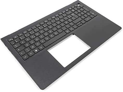 Dell Vostro 15-3510/3250/3530-Series Palmrest & FRENCH Backlit Keyboard - 088YX6 (2N39M) - Black (Renewed)
