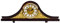 DC VOLTAGE 20 x 8 (50 cm x 18 cm) Napoleon-Wanduhren, batteriebetrieben, dekorative Regaluhr für Schlafzimmer, Wohnzimmer, Klassenzimmer, Büro – Braun