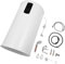 Fliuyr Scaldabagno elettrico da 2000 W, serbatoio elettrico da 30 l, serbatoio dell'acqua riscaldante, RV TR 2 KW Endless Trailer Indoor shower water heater Compact Point of Use, con doccetta per