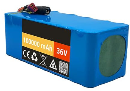 Lithium Battery,36V 10S4P 100Ah,Batterie Lithium pour véhicules électriques,Batterie Lithium pour cyclomoteur,Convient aux vélos électriques,cyclomoteurs et vélos équilibre XT60