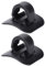 ARTSEWPLY 2 Stück Schnalle Fahrrad Kabelclip Fahrrad Kabelhalter Schaltzug Kabelhalterung Kabelhalter für Fahrrad Schaltzug Kabelclip Kabelenden Kabelklemme Gehäusebefestigungshalter Black