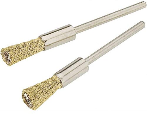 Proxxon Pinselbürsten Messing, 8 mm, 2 Stück, 28961