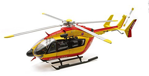 New Ray - Réplique Miniature - Hélicoptère De La Sécurité Civil - Modèle Réduit De Collection Et De Jeu Pour Les Fans D'Hélicoptère - Véhicule Miniature - 25973, Noir