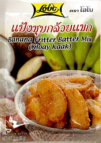 Lobo Banana Fritter Batter Mix (Kloay Kaak) 85g